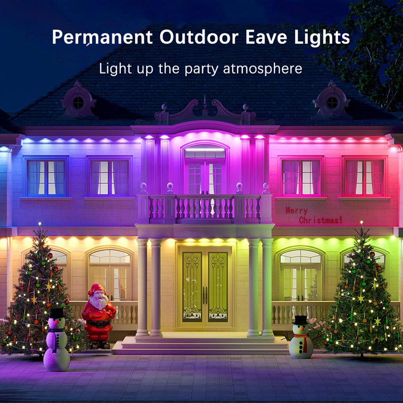 Permanent Outdoor Christmas Lights 100ft